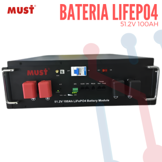Batería LiFePO4 de 51,2V 100Ah