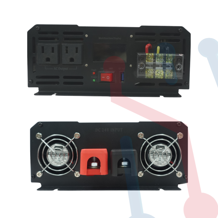 Inversor (Onda pura) DC/AC 24V 2000W-LEYU