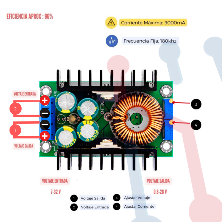 Regulador XL4016E 9A 300W