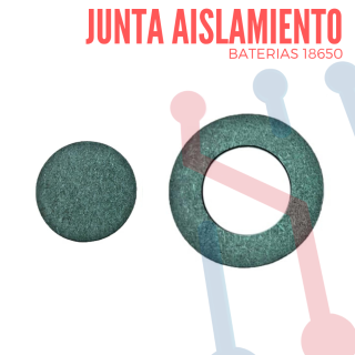 Junta  Aislamiento para Baterías 18650