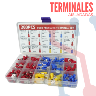 Kit Terminales Aisladas 280Pcs