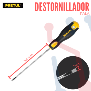 Destornillador de Pala Pretul (DG-1/8X4BP)