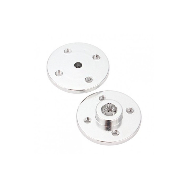 Acople metalico para servomotor
