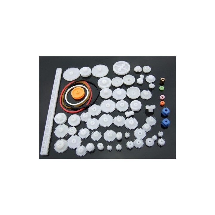 Kit 60 Piezas Piñones Y Poleas