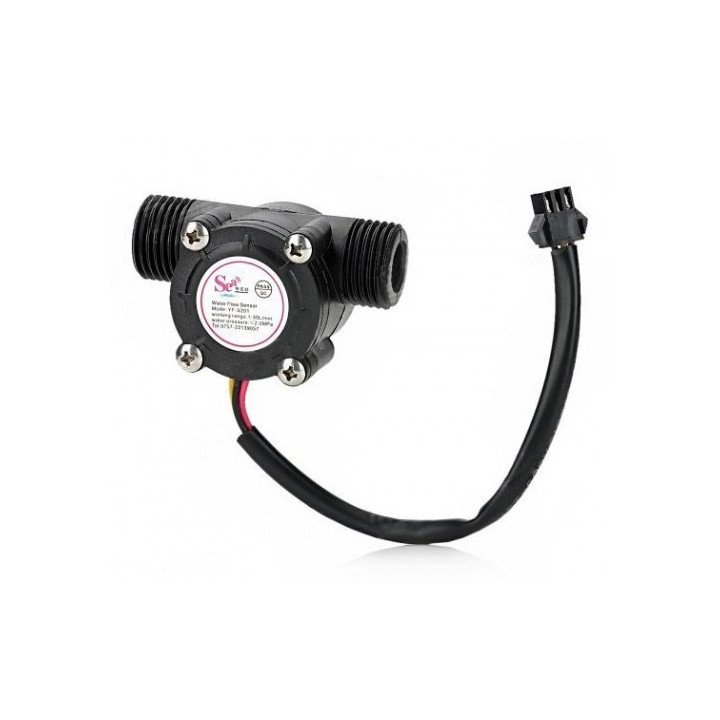 Sensor de flujo de agua 1/2" YF-S201