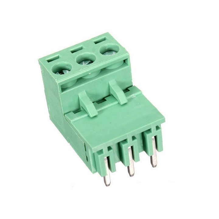 Bornera Desarmable 3PIN 5mm Verde