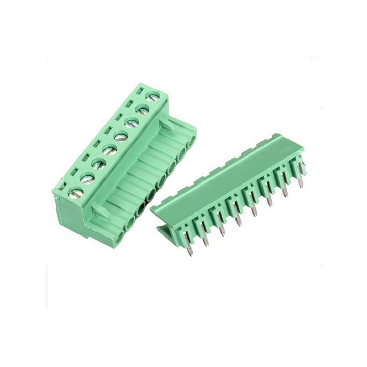 Bornera Desarmable 8PIN 5mm Verde