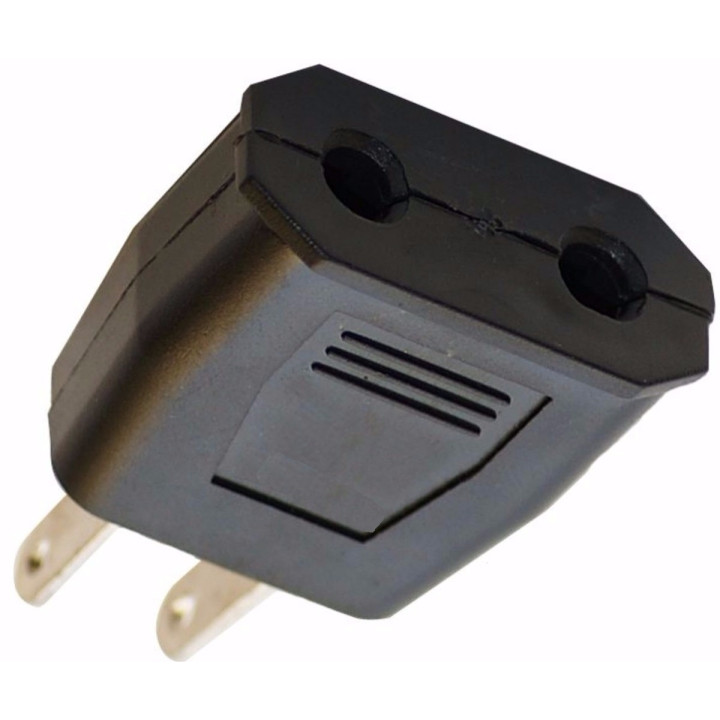 Adaptador Enchufe Redondo a Plano