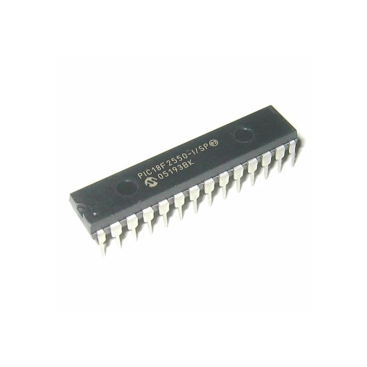 Microcontrolador microchip PIC18F2550 I/SP