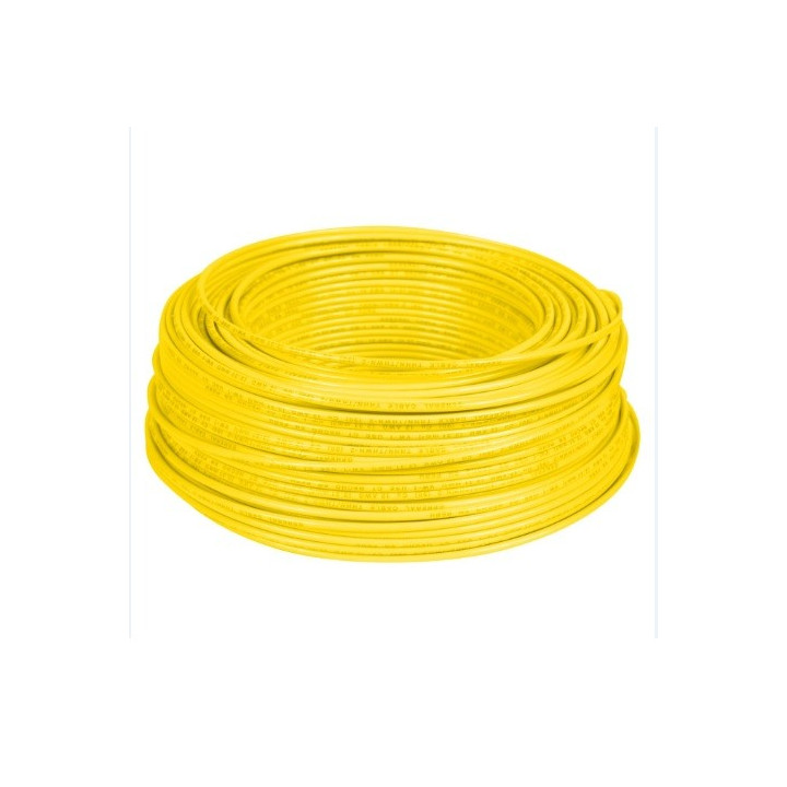 Cable Vehicular AWG 18 Amarillo X Metro