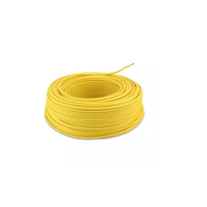 Cable Vehicular AWG 20 Amarillo  X Metro