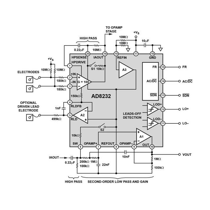 Sensor de Ritmo Cardíaco AD8232