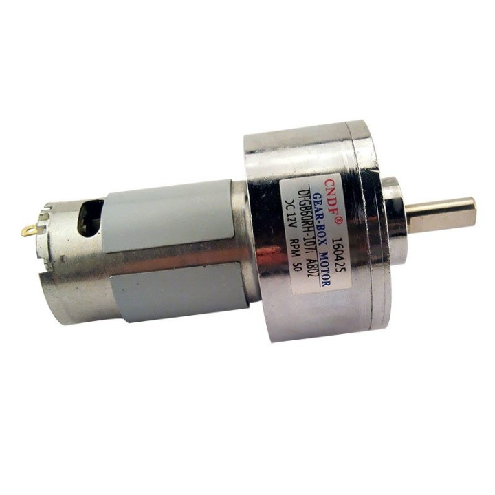 Motorreductor de Alto Torque 12V 50RPM 47Kg