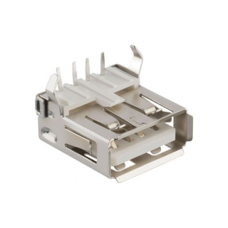 Conector USB Hembra  Tipo A 90° para PCB