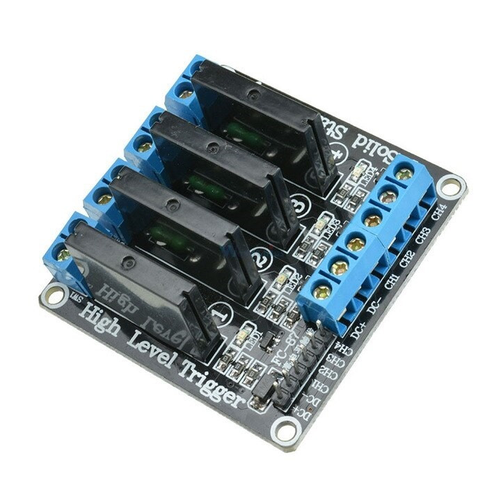 Tarjeta Relé de estado solido 4 relé