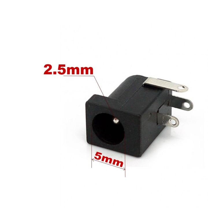 Jack  para Voltaje  DC 5*2.5mm