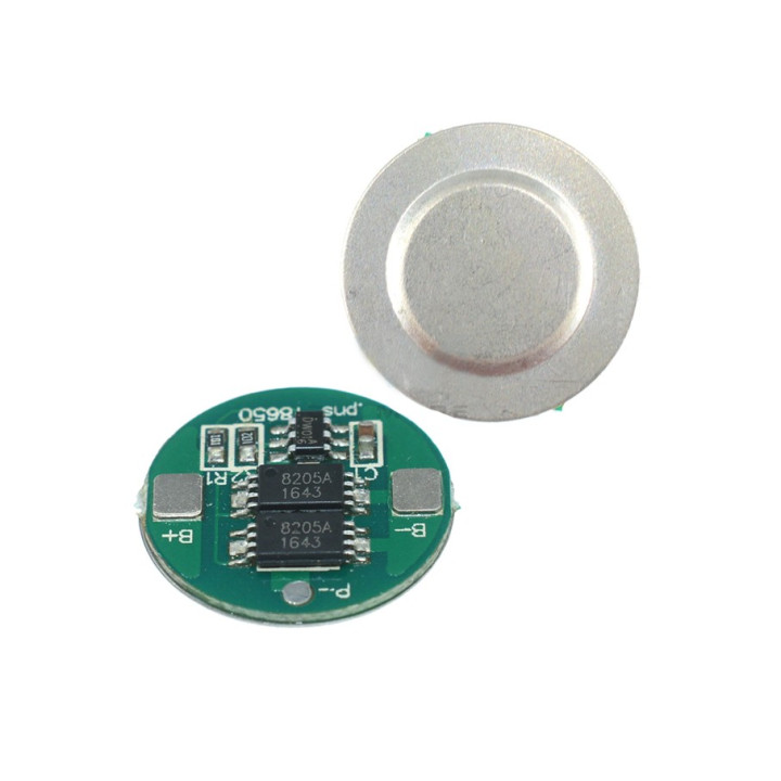 Cargador BMS Circular Pila 18650 1S 2.5A