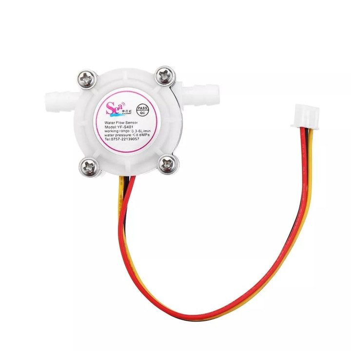 Sensor de flujo de agua 1/4" YF-S401