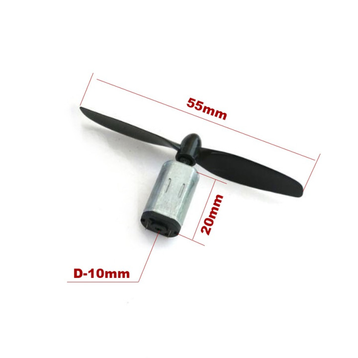 Motor 4.2VDC 20.000RPM con Hélices