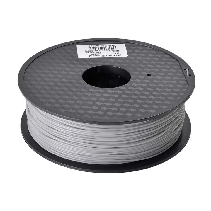 Filamento PLA 3D Gris 1Kg 1.75mm