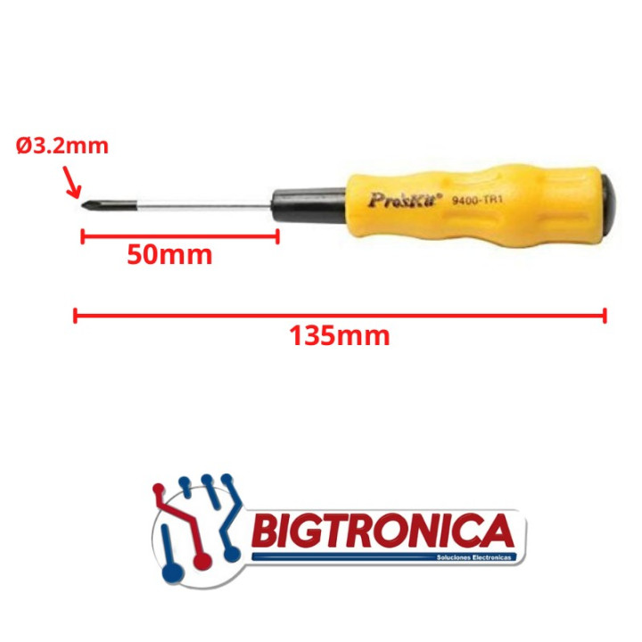 Destornillador Tri-Wing ProsKit (9400-TR1)