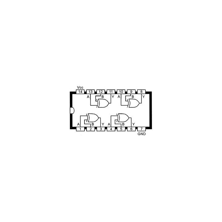 Compuerta XOR 74HC86