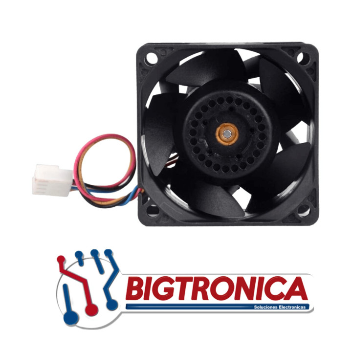 Ventilador Turbo 12V  60x60x38mm