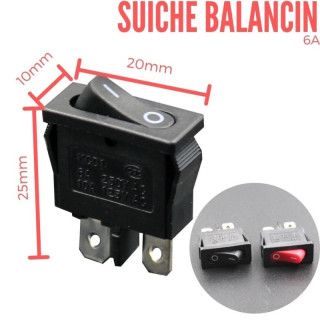 Suiche Negro Balancin Angosto