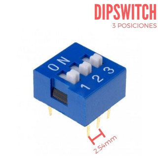 Dip Switch 3 Posiciones