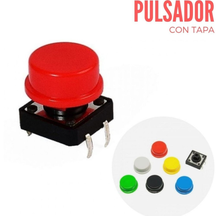 Pulsador Cuadrado 12x12x7.3mm