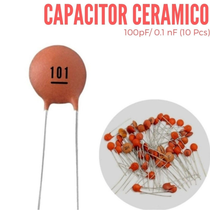 Capacitor Cerámico 100pF  (101)