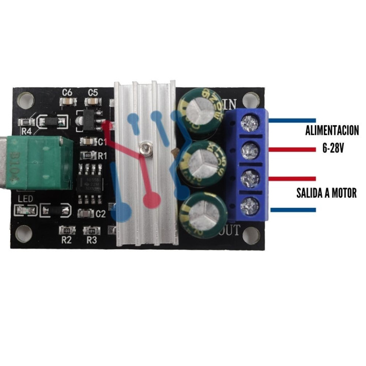 Variador de Velocidad DC (80W)