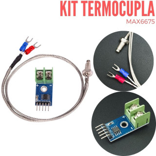 Tarjeta MAX6675 con termocupla tipo k 0º C~ 800ºC