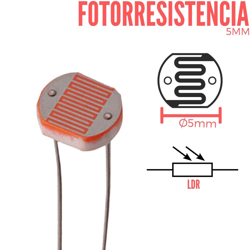 Sensor de Luz con Fotocelda LDR