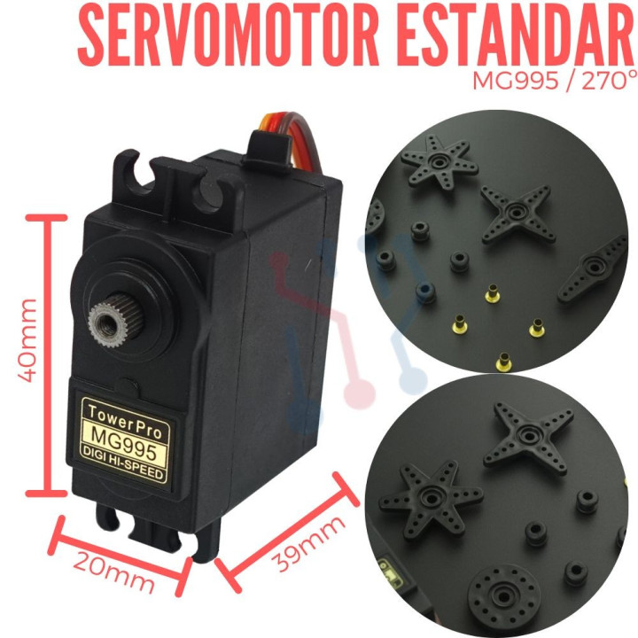 Servomotor Estandar MG995 (180º))