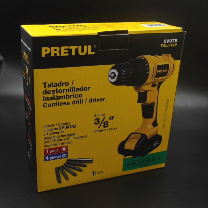 Destornillador Inalámbrico 3/8" 12V