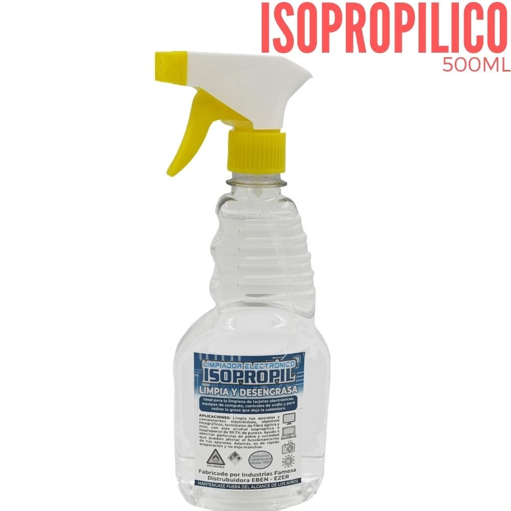Alcohol Isopropílico 5000 ml - Limpiador Lento - Botella 5 L